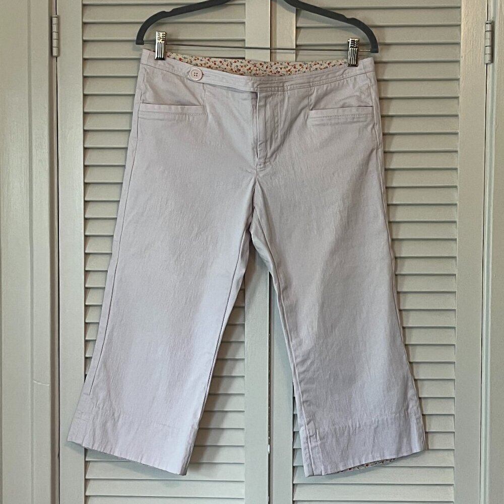 Marc Jacobs pants 10 women cropped capris clamdiggers pink